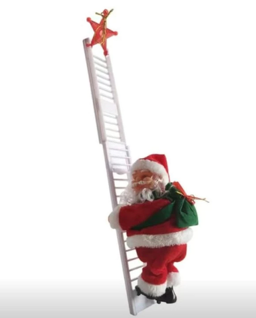 O Papai Noel Que Escala Sua Árvore!