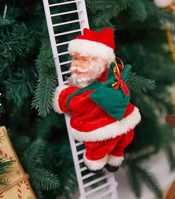 O Papai Noel Que Escala Sua Árvore!