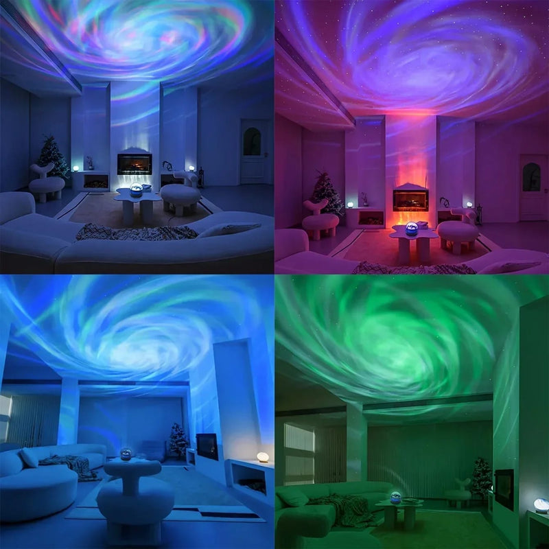 Projetor Giratório Aurora Boreal - PROMOÇÃO RELÂMPAGO!