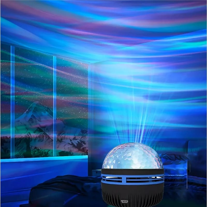 Projetor Giratório Aurora Boreal - PROMOÇÃO RELÂMPAGO!