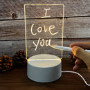 Luminária Criativa de Recados Quadro Iluminado - PROMOÇÃO RELÂMPAGO!