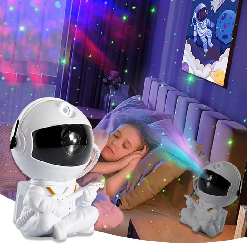 Projetor Astronauta de Galáxia Led - PROMOÇÃO RELÂMPAGO!