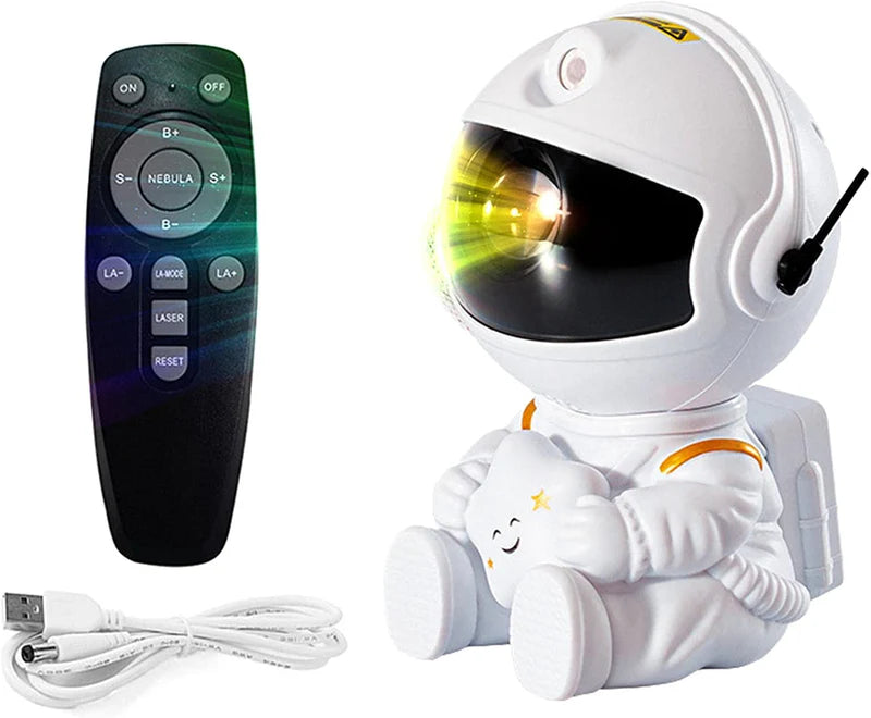 Projetor Astronauta de Galáxia Led - PROMOÇÃO RELÂMPAGO!