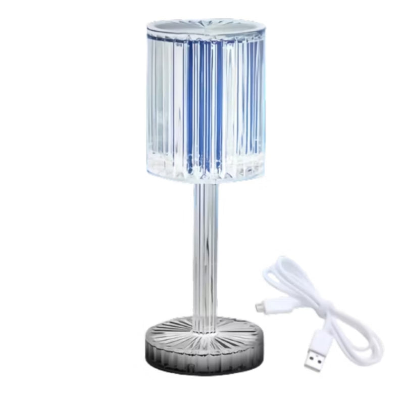 Luminária de Luxo Cristal - Sensível ao Toque + Controle Remoto