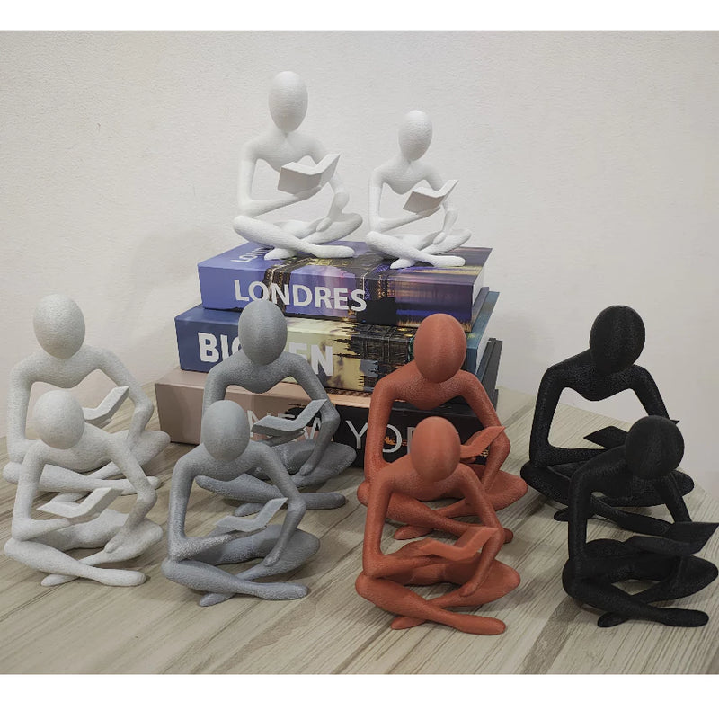 Escultura Minimalista Leitor PROMOÇÃO RELÂMPAGO!