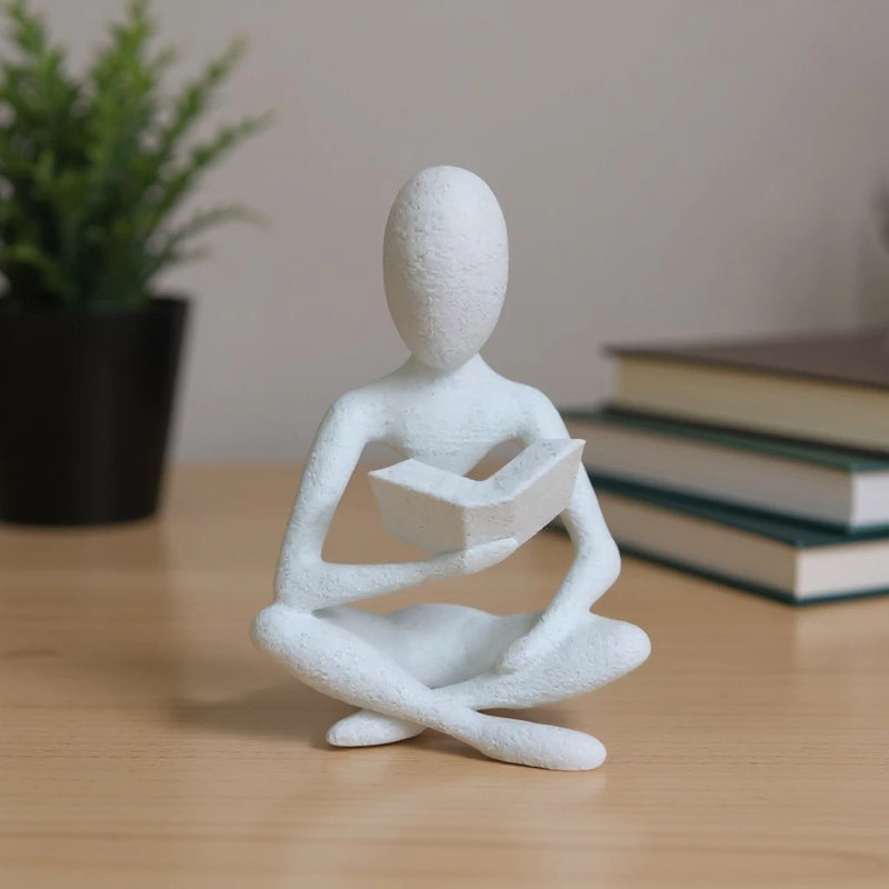 Escultura Minimalista Leitor PROMOÇÃO RELÂMPAGO!
