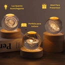Luminária Cristal 3D Galáxia PROMOÇÃO RELÂMPAGO!