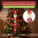 Enfeite de Porta Natalino “HO HO HO” PROMOÇÃO RELÂMPAGO!